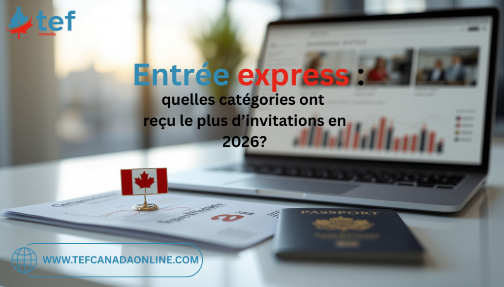 Découvrez les catégories Entrée express les plus invitées par IRCC en 2026 et comment le français abaisse votre score CRS. (123 caractères)
